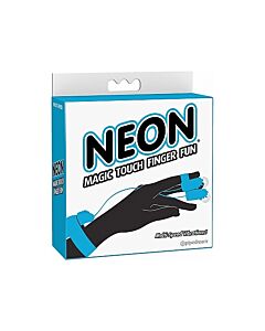 Neon Magic Touch Finger Spaß blau