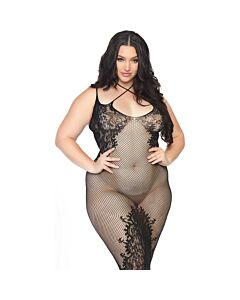 Leg Avenue Dual Strap Neckholder Kleid 1x-2x