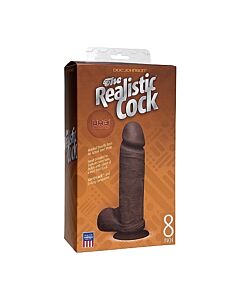 Die realistische Penis realistico UR3 schwarz 21cm