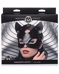 Naughty Kitty Cat Maske - schwarz