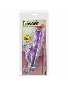 Baile Vibratoren Multispeed Vibrator mit Kitzler Stimulator lila