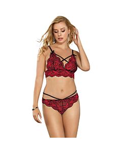 Feuriges Spitzen-Set