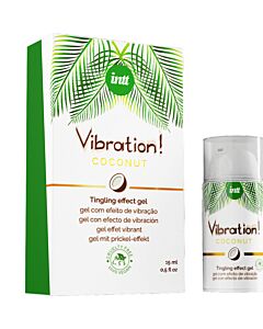 Intt Vegan Vibration Coconut - Stimulierendes Gel für Vibratoren 15ml
