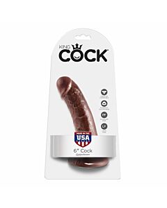 König Hahn 6 'braun Penis 15,2 cm