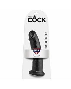 Realistischer Penis King Cock Schwarz 22cm