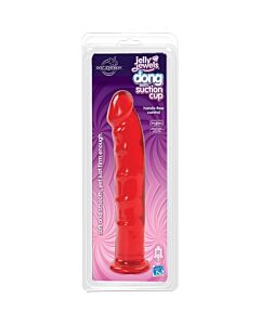 Roter Jelly Jewels Dildo - Stilisiertes Vergnügen