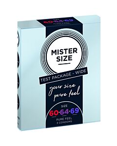 Pack Pure Sensation - Kondome Mister Size