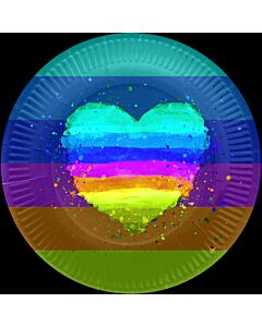 Plato Pride 23 cm - Pride-Teller 23 cm