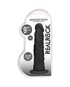 Realistischer Dildo Schwarz 9" - Phthalatfreies TPE Haut