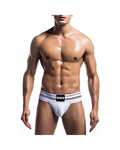 Klassisches Breites Weißes Jockstrap-Fetisch - Sexshop