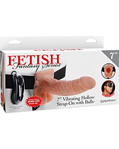 Realstico Penis-Vibrator mit arns 19 cm