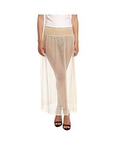Sarong Elba Creme - Bandeau-Stil, Lang - Spitze