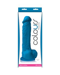 Farben blau 8-Zoll-Dildo Vergnügen