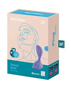 Satisfyer Sweet Seal Plug Vibrator App Violett - Online Sexshop