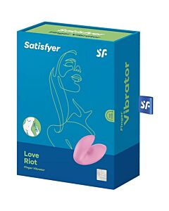 Satisfyer Love Riot Finger Vibrator Pink - Leistungsstark und Vielseitig