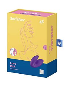 Satisfyer Love Riot Finger Vibrator Lila - Leistungsstark und Vielseitig