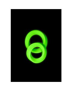 Aua! - Penisringe Glow in the Dark - 2 Stück
