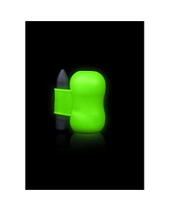 Aua! Masturbator mit leuchtendem Vibrator - Glow in the Dark