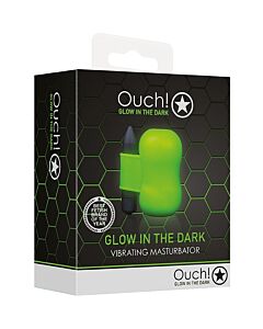 Aua! Masturbator mit leuchtendem Vibrator - Glow in the Dark