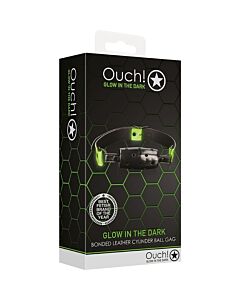 Autsch! Zylindrischer Knebel leuchtet im Dunkeln | Sexshop