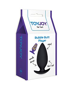 Blase Butt Plug schwarz Spieler-Level-Experte