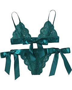 Grüner Charme Dessous-Set