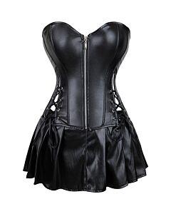 Corsage Stahl Noir 2XL
