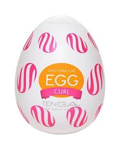 TENGA EGG CURL - Masturbator für Männer mit weichen und elastischen Texturen