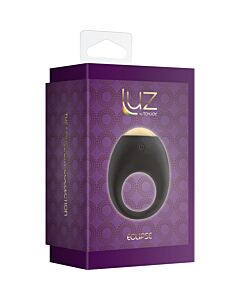 Eclipse-schwarz Vibrator Ring für Penis