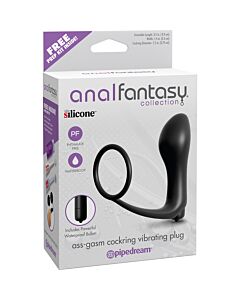 Plugs Vibration Analring für schwarz Penis