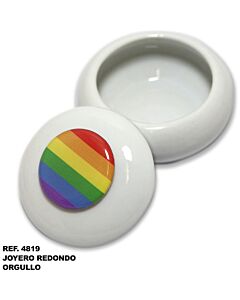 Schmuckkasten Regenbogen - Keramik 5x5 mm