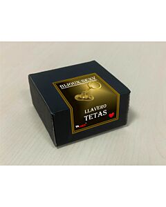 Goldene Brüste Schlüsselanhänger - Goldener Metall-Brüste Schlüsselanhänger - Lustiges und originelles Geschenk