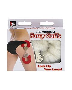 Traumflauschige weiße Handschellen