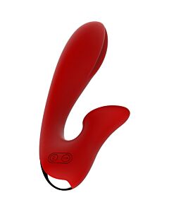 Roter Dual-Clitoris-Vibrator
