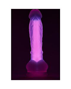 Glanzende Riesige Strahlend Rosa Silikon