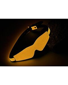 Leuchtende Orangefarbene Maske