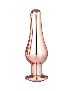 Roségold Edelstein Plug