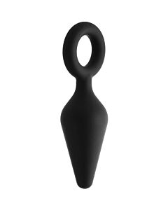 Fantastischer Plug-Ring - Schwarzes Silikon