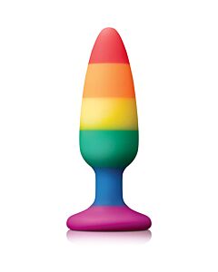 Regenbogen Anal Plug Mittelgroß Rainbow Love