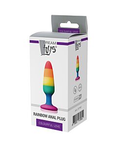 Regenbogen Anal Stolz - Kleiner Plug