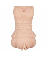 Wasserdichter Masturbator Vibrator Bullenga aus Haut