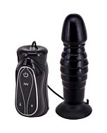 Leasure Thrust - vibrierender Butt Plug schwarz