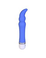 Silikon-Vibrator Fleur de Lis seidig blau g