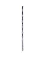 Dip Stick gerippter Penis Plug 10 mm - plata