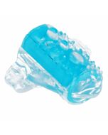 Lässige Ringzunge vibriert blau