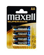 Maxell super alkalisch aa lr6 4uds