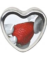 Erdkörper Erdbeer essbare Massage Kerze