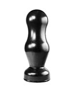 Dunkler Kristall Wojtek Butt Plug - schwarz