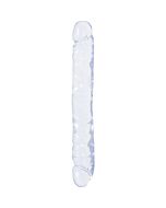 Kristall Gelees Doppel Penis 30 cm transparent