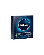 Meine Größe Naturlatex Kondom 57 Breite 3 Stk